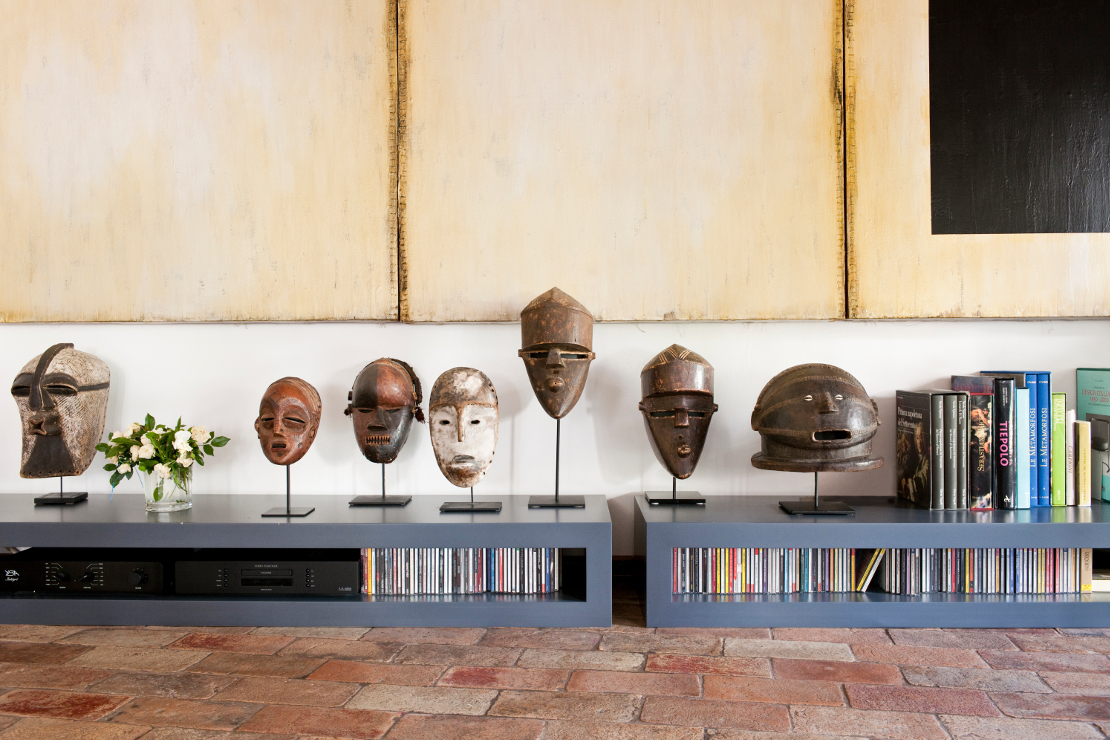 Estilo tribal máscaras