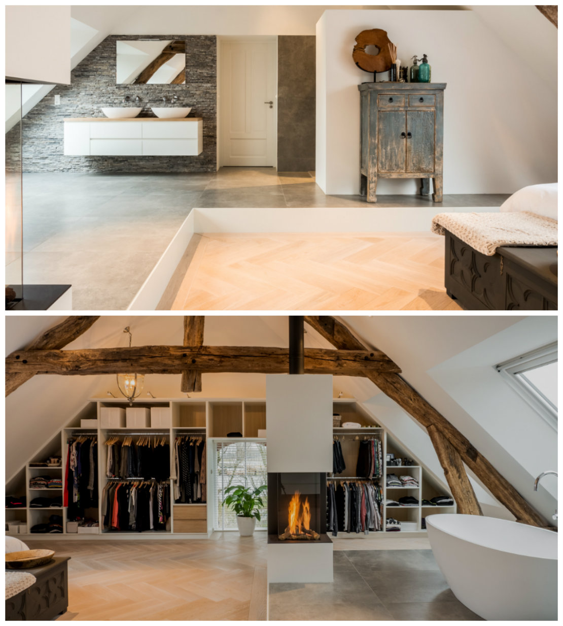 Casa granja renovado piso superior