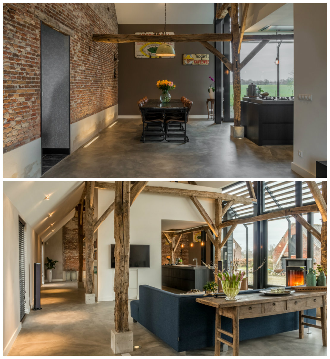 Casa renovada suelo y muebles