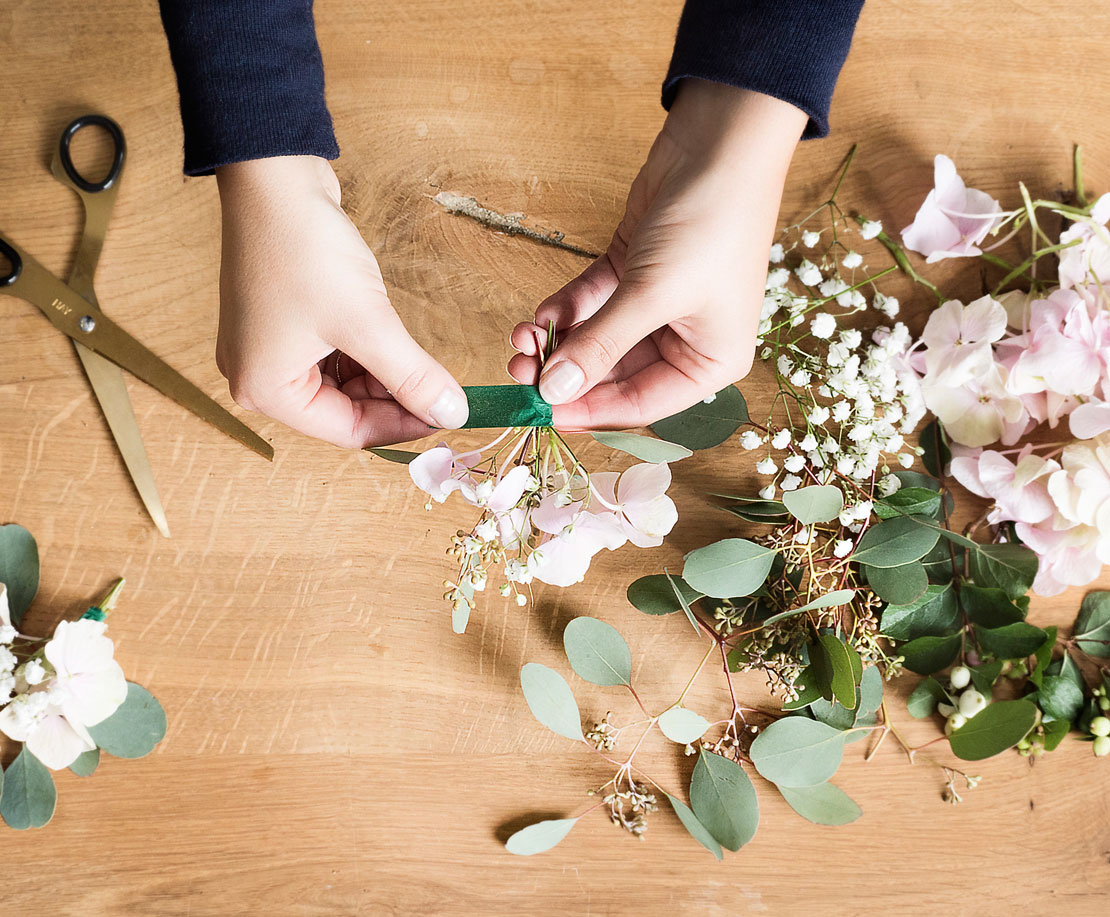 Celo para corona de flores DIY