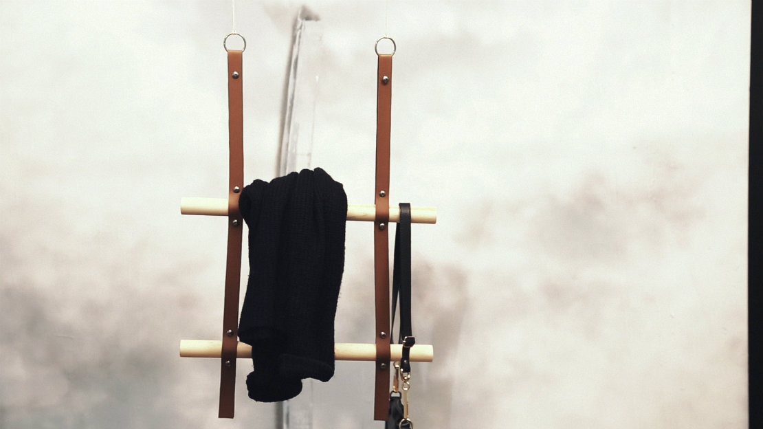 Percheros creativos DIY escalera
