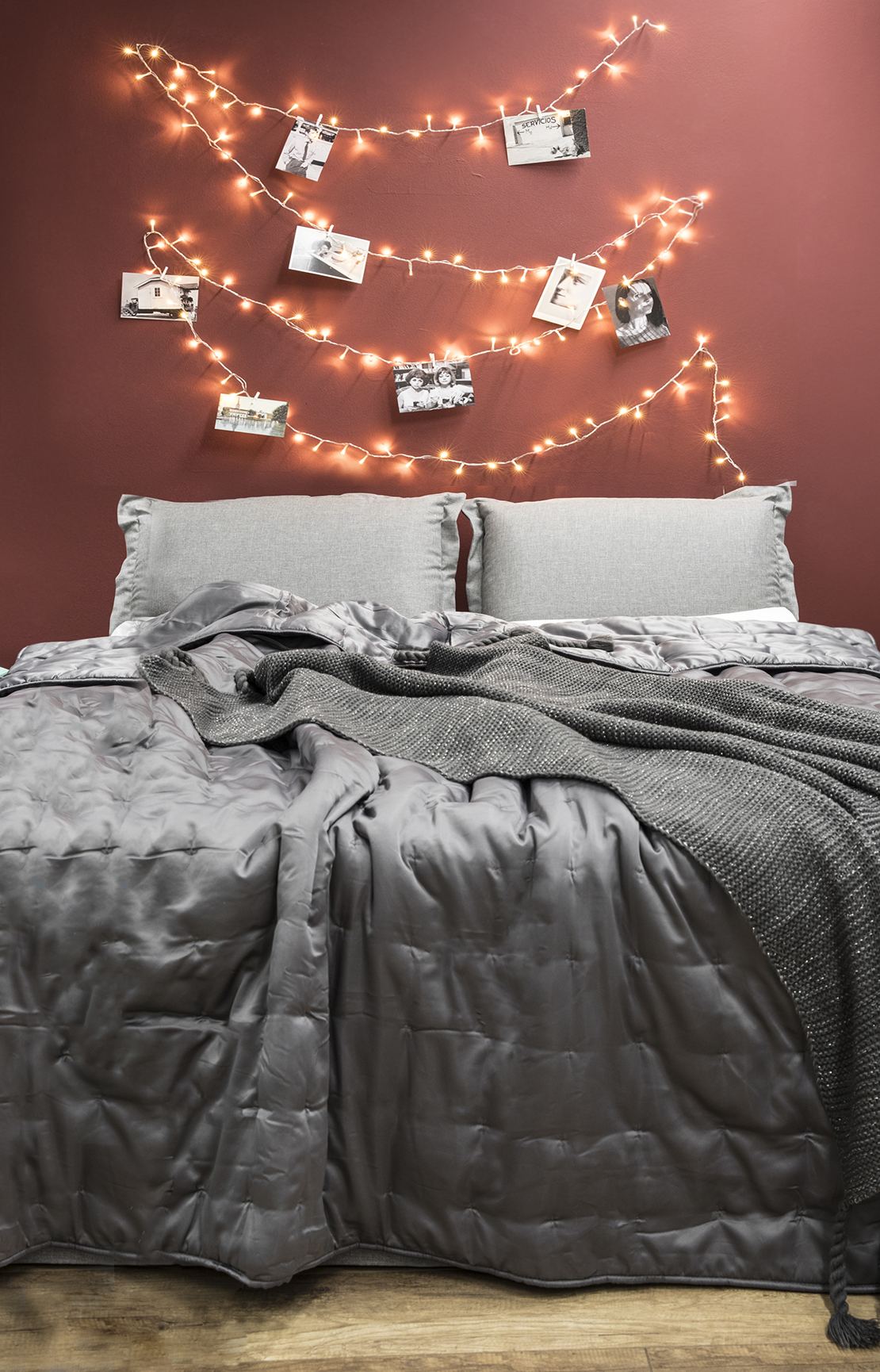 Ideas para reutilizar las luces de Navidad fotos