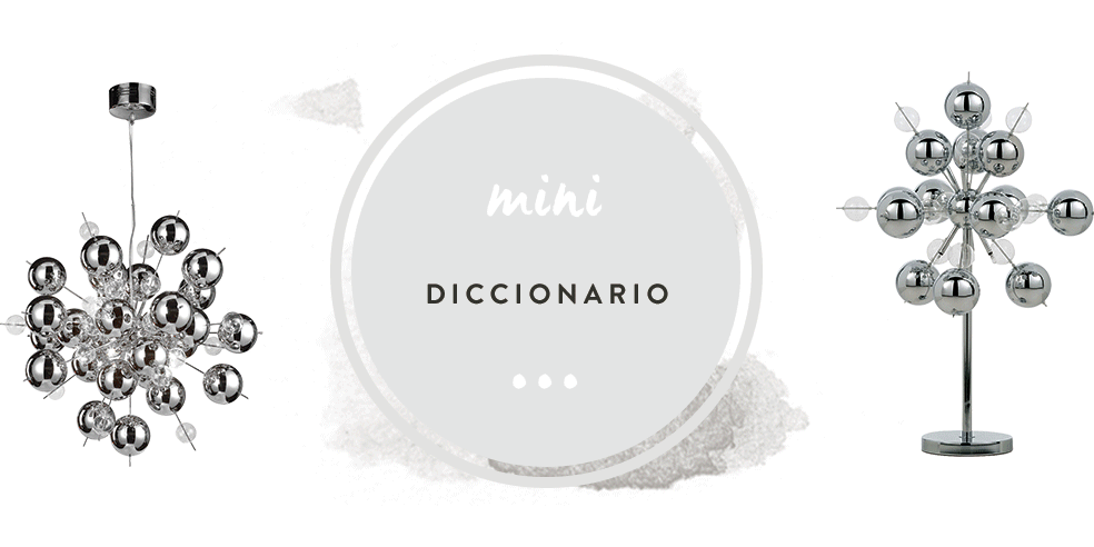 terminología para lámparas
