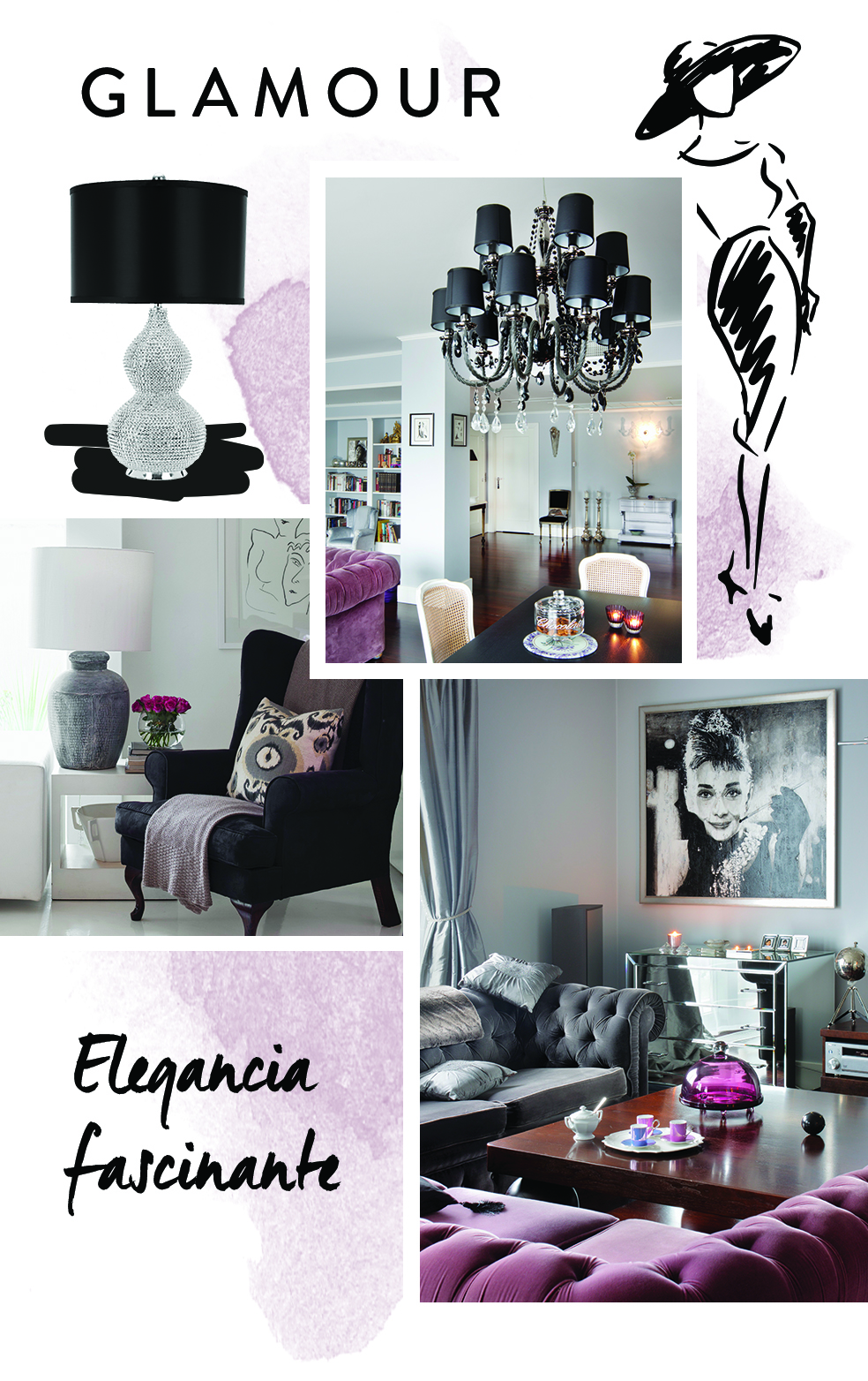 lámparas con glamour