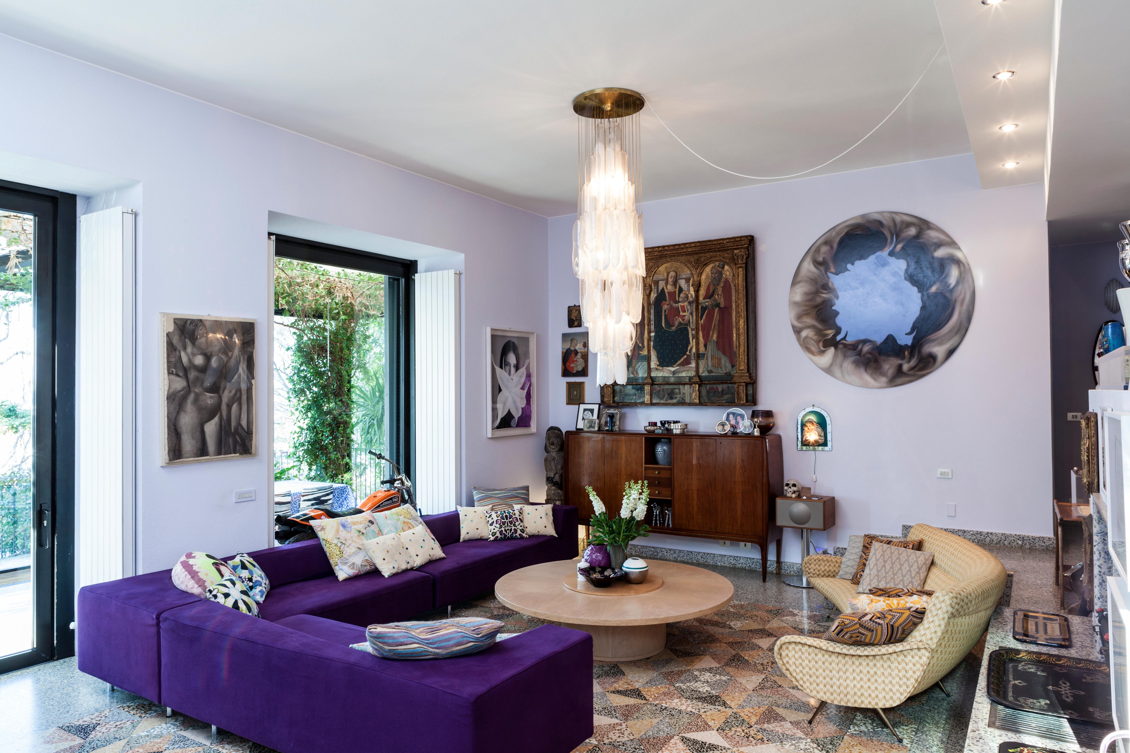 Salón de la casa de Margherita Missoni