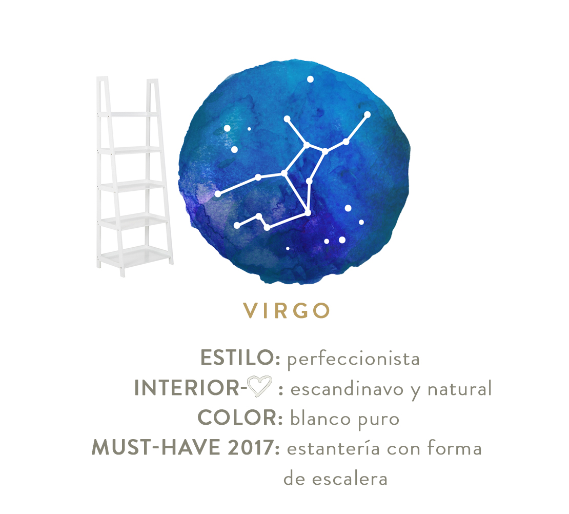 decoración para virgo