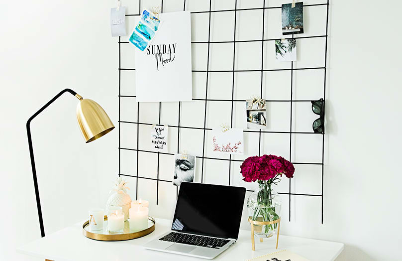 DIY Rejilla para fotos