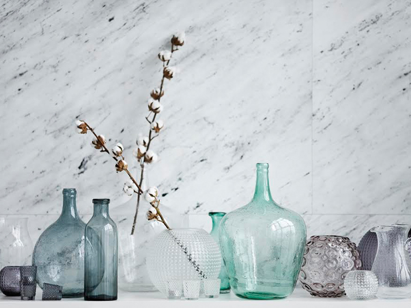 vases transparents