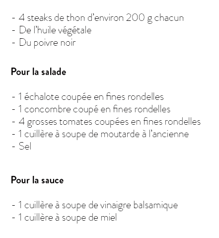 liste ingrédients