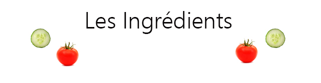 titre ingrédients