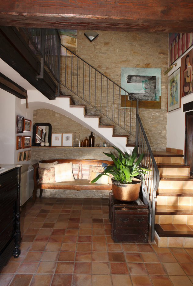 entrée rustique