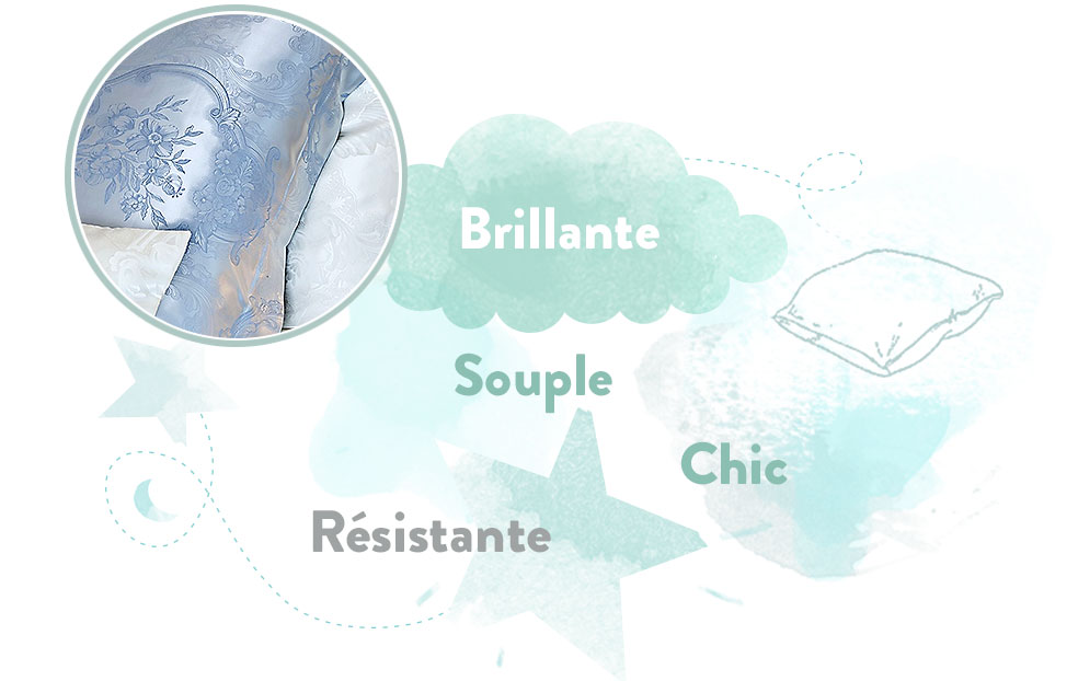 Linge de lit en soie - souple et luxueuse