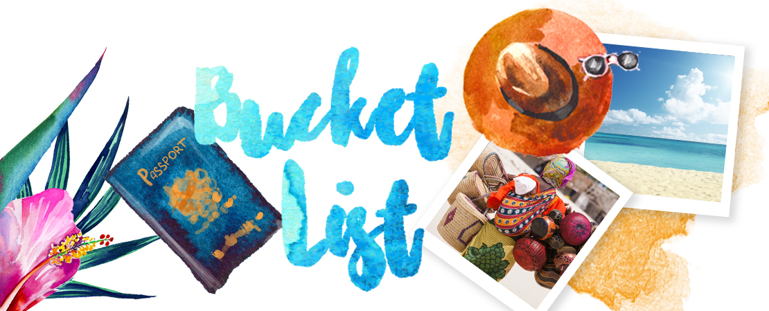 bucket list voyages vacances
