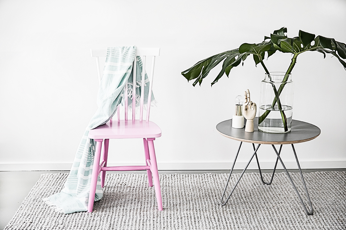 chaise ombrée
