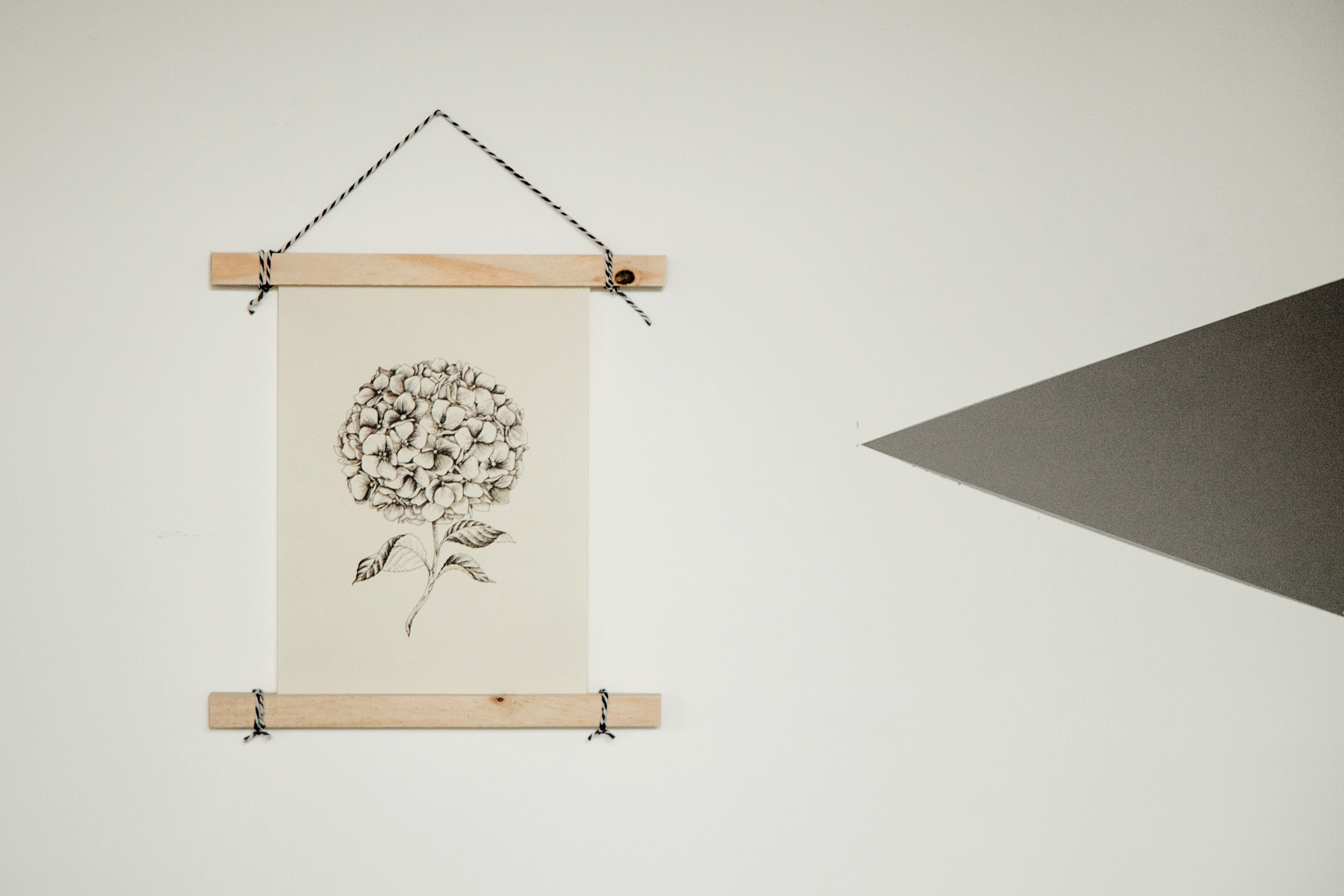 affiche cadre bois déco