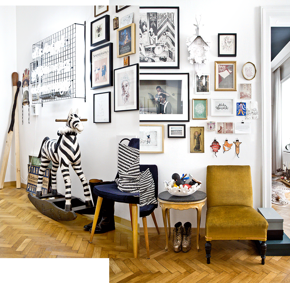 imprimés zébrés style décoration