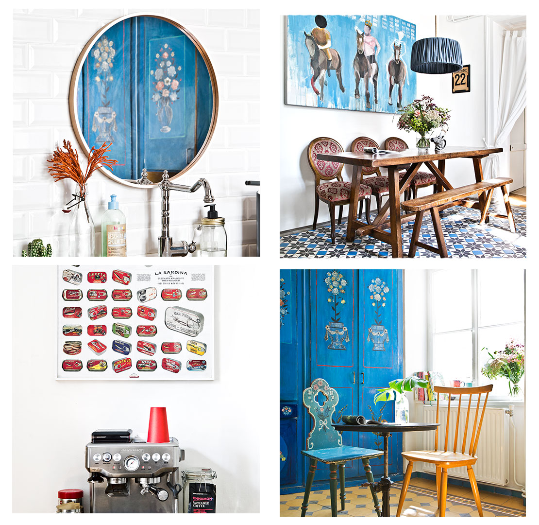 décoration inspiration voyages bleu design vintage