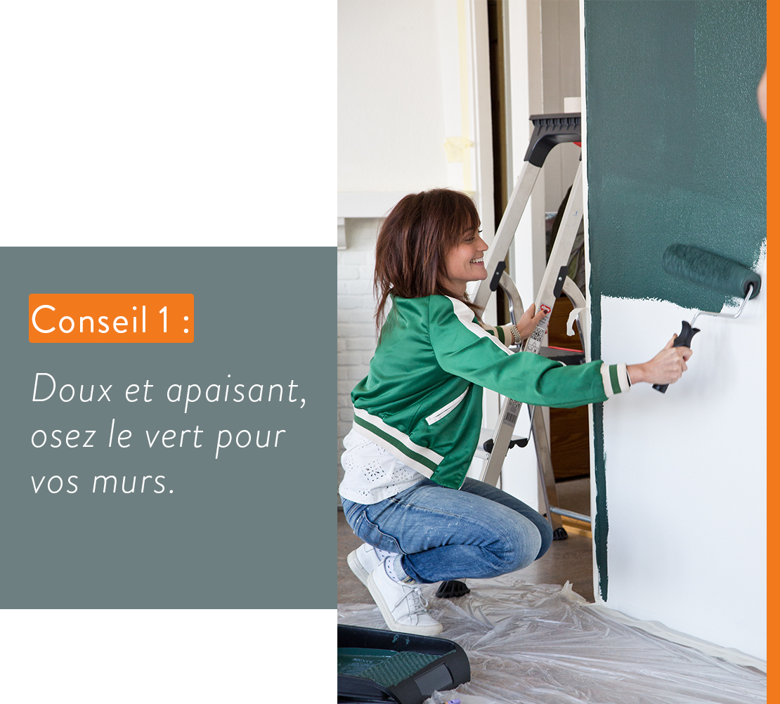 vert peinture déco murs