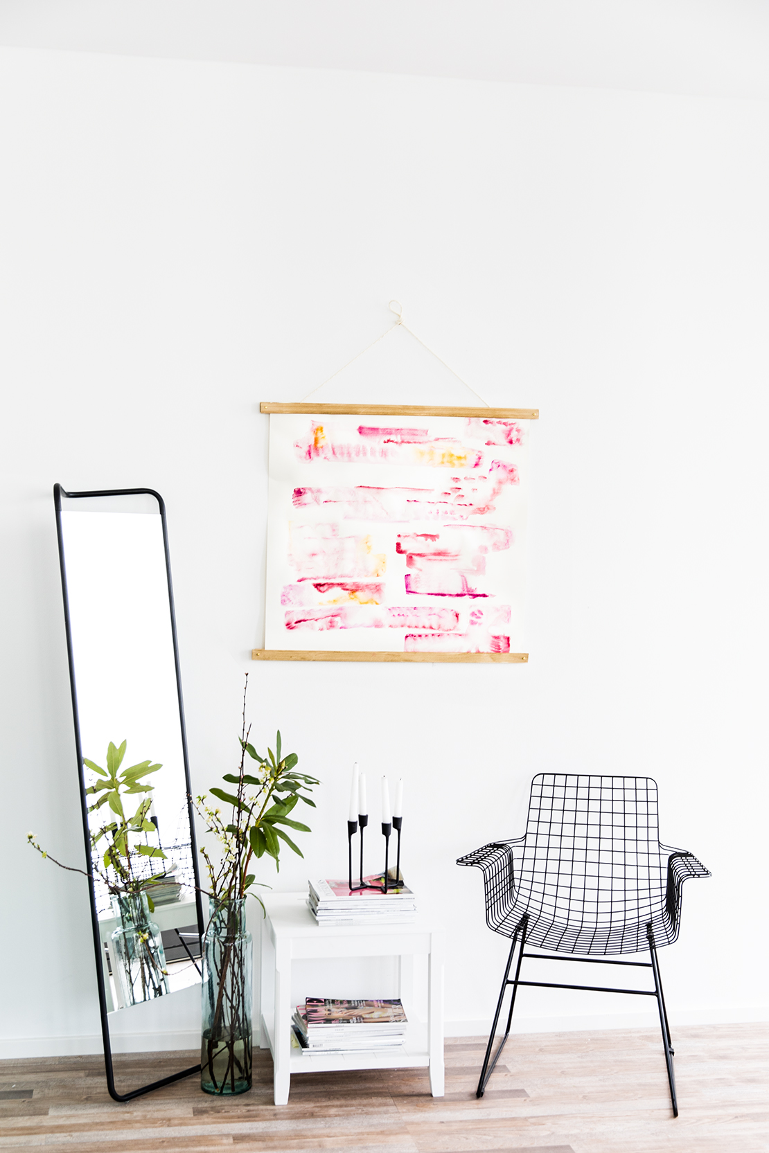 peinture murale aquarelle DIY déco