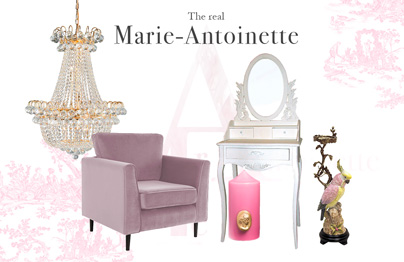 Le boudoir façon Marie-Antoinette