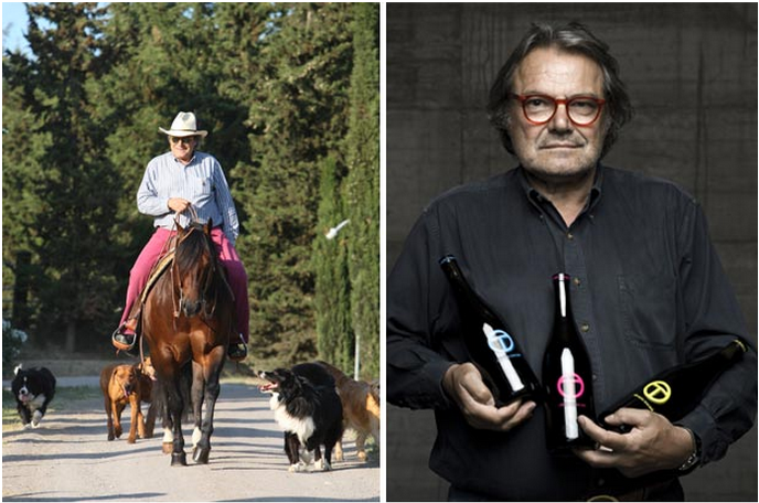 Il vino di Oliviero Toscani