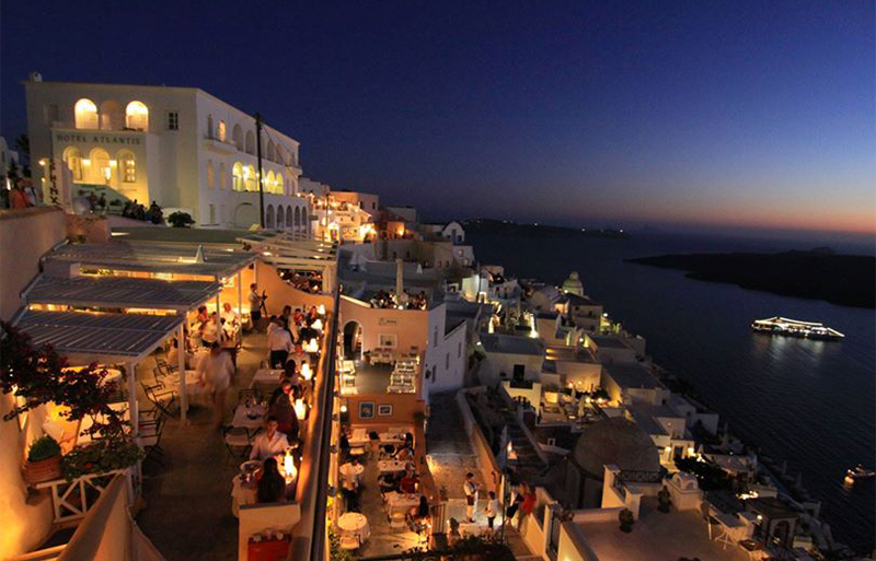 Santorini Santorini-Terrazze-Fira