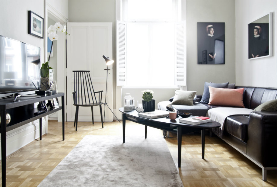 Dalani, Stile scandinavo, Casa di Corinna Thiel, Living con Tavolino, Tappeto e Lampada Dalani, Stile scandinavo, Casa, Colori, Design, Spazio, Idee, Fai da te