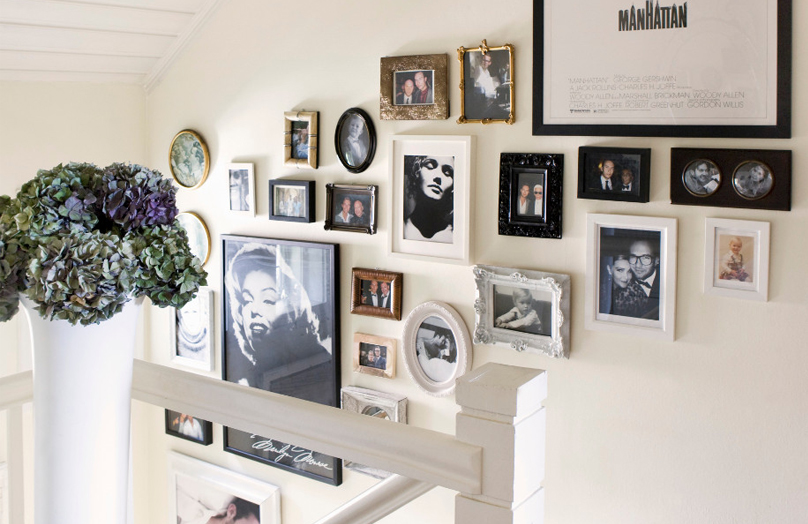 Una galleria d'arte in casa