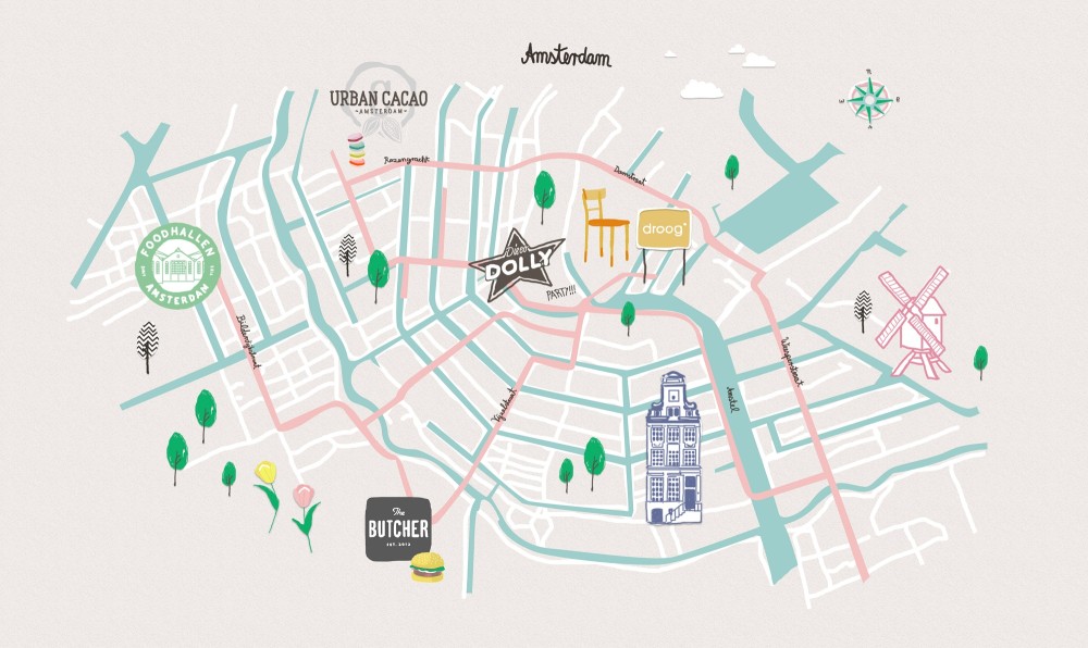Cosa Vedere ad Amsterdam Guida Indirizzi Cosa-vedere-ad-Amsterdam, City-Tour, Dalani, Style, Mappa, Amsterdam, Percorso, Indirizzi