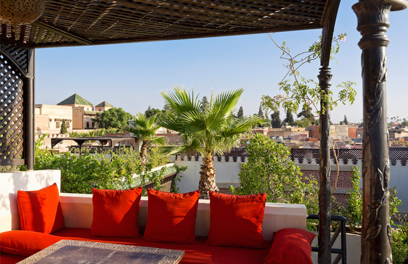 Una terrazza a Marrakech - Stile en plein air