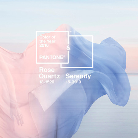 I colori dell'anno - Rosa quarzo e Serenity