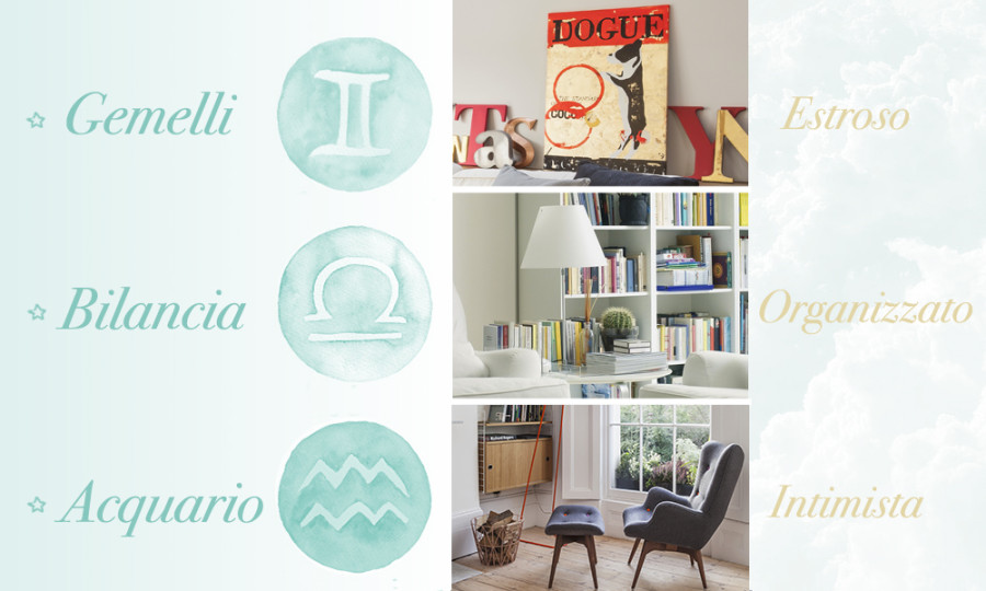 Oroscopo 2016 Come Arredare la Casa per ogni Segno Zodiacale Oroscopo, Oroscopo-2016, Segni-zodiacali, Casa-dei-segni, Arredamento, Casa, Dalani, Aria, Terra, Acqua, Fuoco