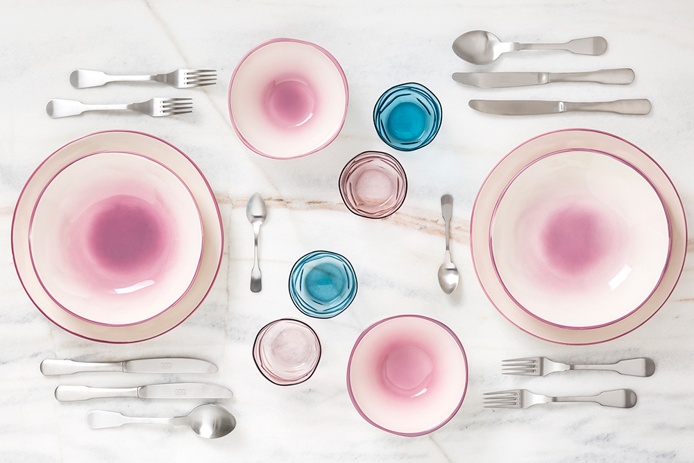 Mise en Place di Primavera 4 Stili per la Tavola Trend 2016 Colori Rosa Quarzo e Serenity Mise-en-place-di-primavera, Mise-en-place, Stile, Trend, Colori, Fiori, 4-stili-per-la-tavola