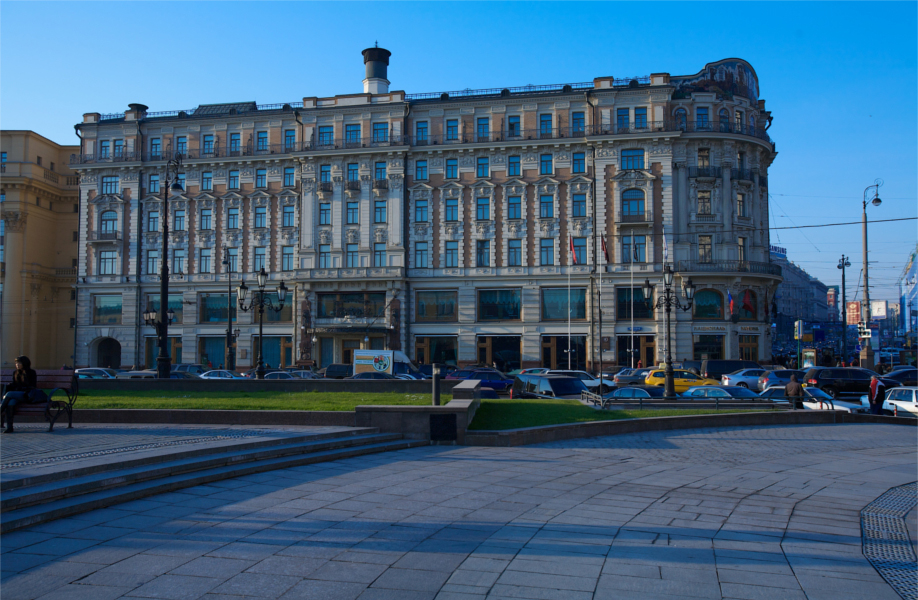 Hotel National a Mosca Art Nouveau Con Vista sul Cremlino Esterno Hotel-National, Hotel-mosca, Hotel, Architettura, Arredamento, Stile, Storia, Art-nouveau, Mosca