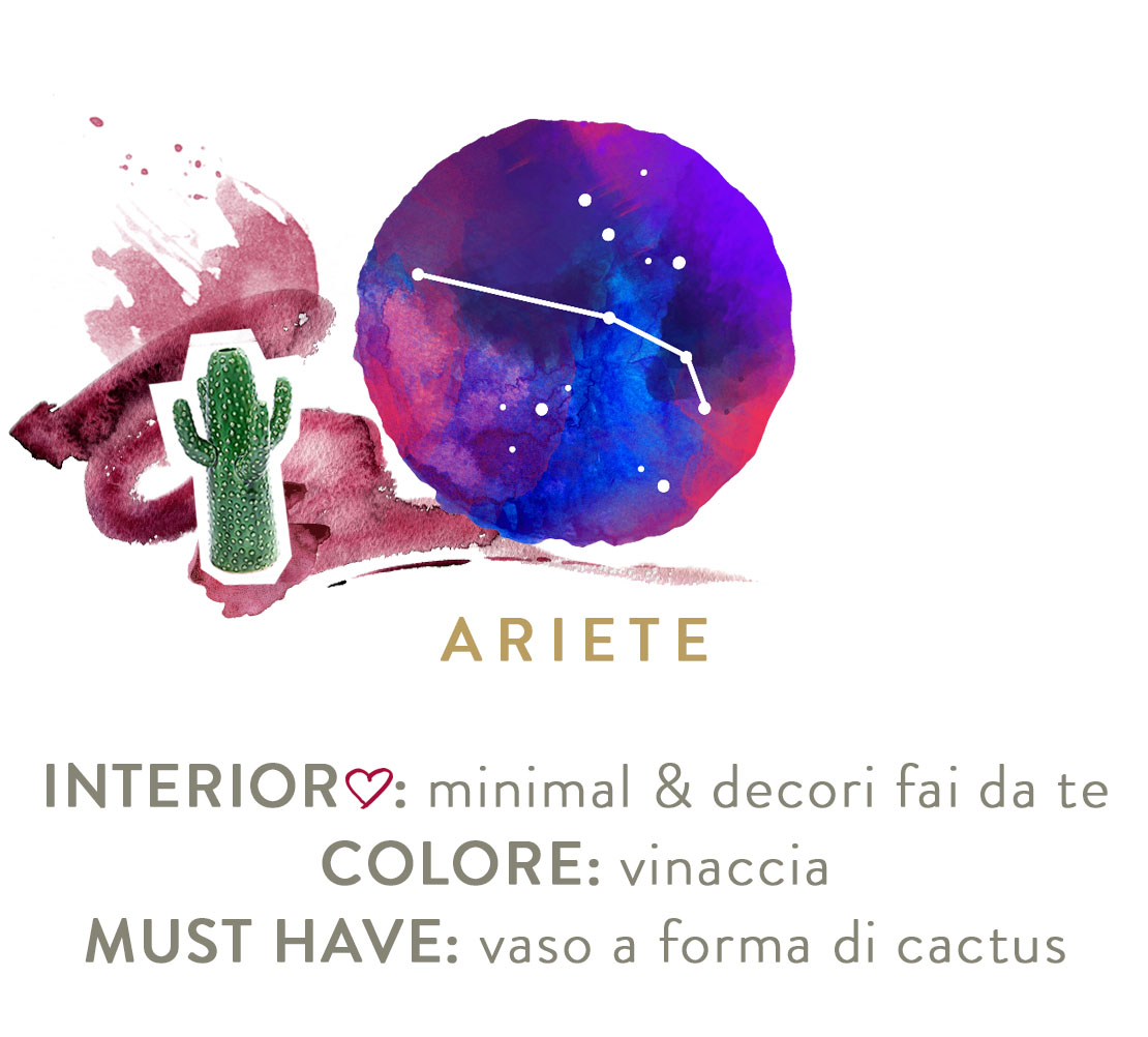 decorare casa secondo lo zodiaco ariete