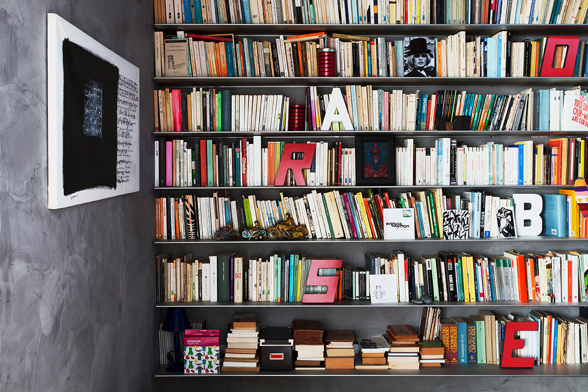 Libreria Da Parete con Lettere Decorative Lettering Lettering, Arredamento, Arte, Design, Trend, Vintage, Arredare-con-le-lettere