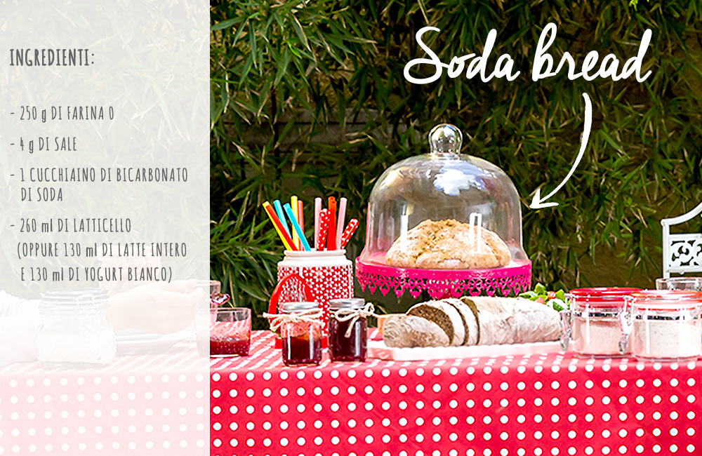 Ricette Estive Soda Bread Alzatina con Campana in Vetro Ricette estive, Tavola Country, Country, Estate, Mise en place, Ricette, Stile