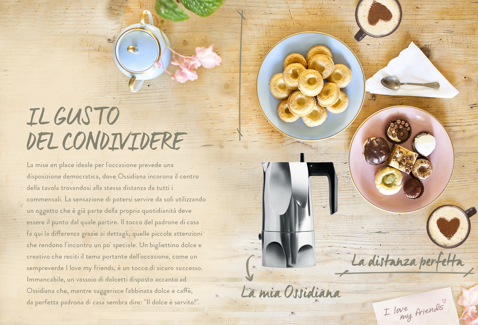 Alessi, Ossidiana, Moka, Design, Caffè, Mise en place