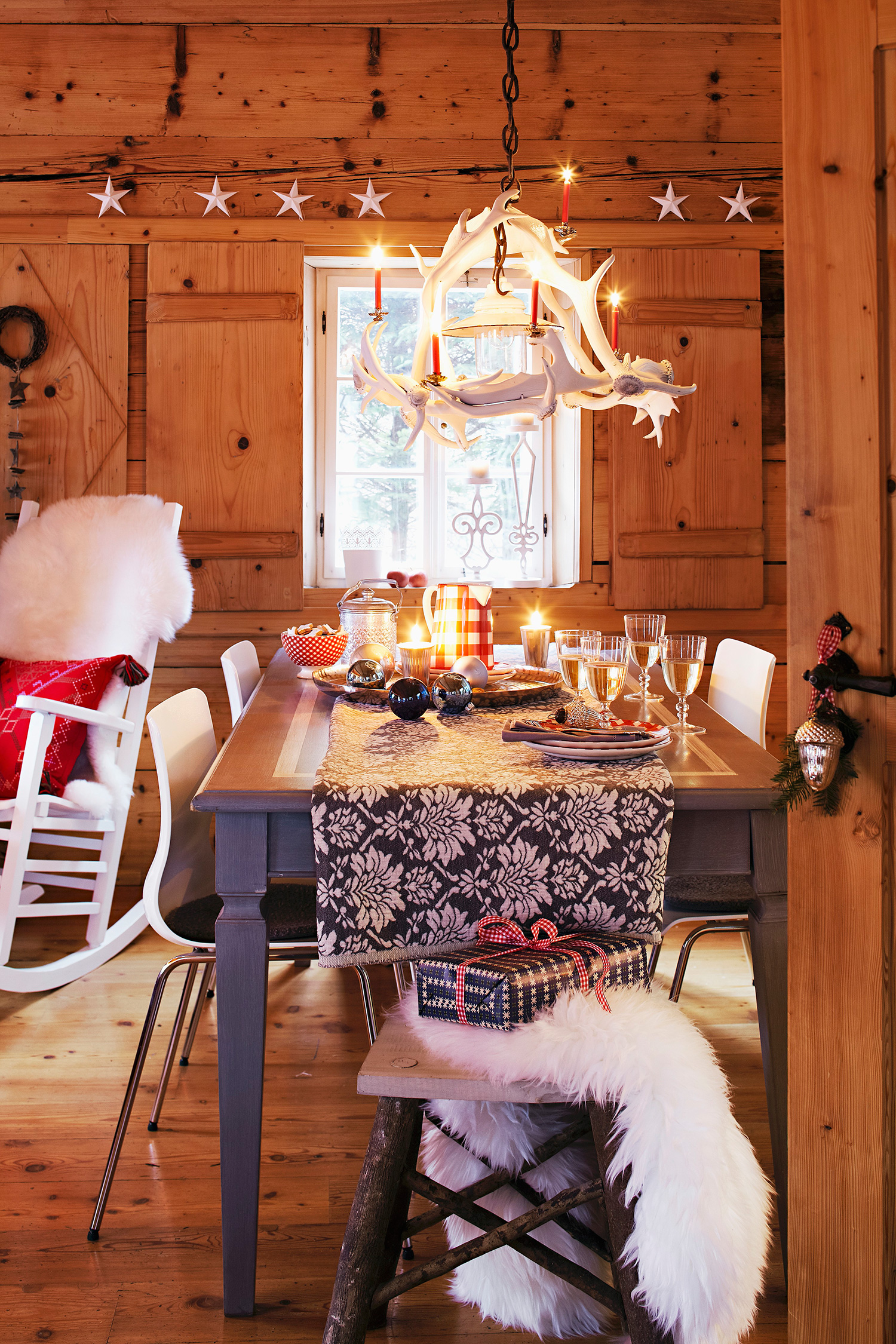 Tavola di Natale Chalet in Montagna Chalet in montagna, Country, Decorazioni, Shabby, Idee, Natale