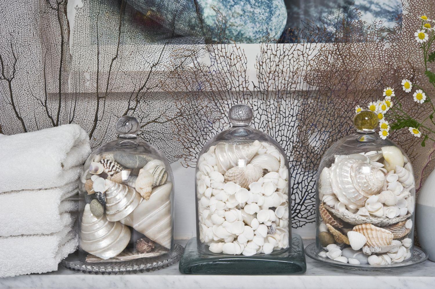 Dalani, Mare, Stile Underwater Arredare con Vasi e Conchiglie Decorative Dalani, Mare, Ispirazione, Casa, Estate