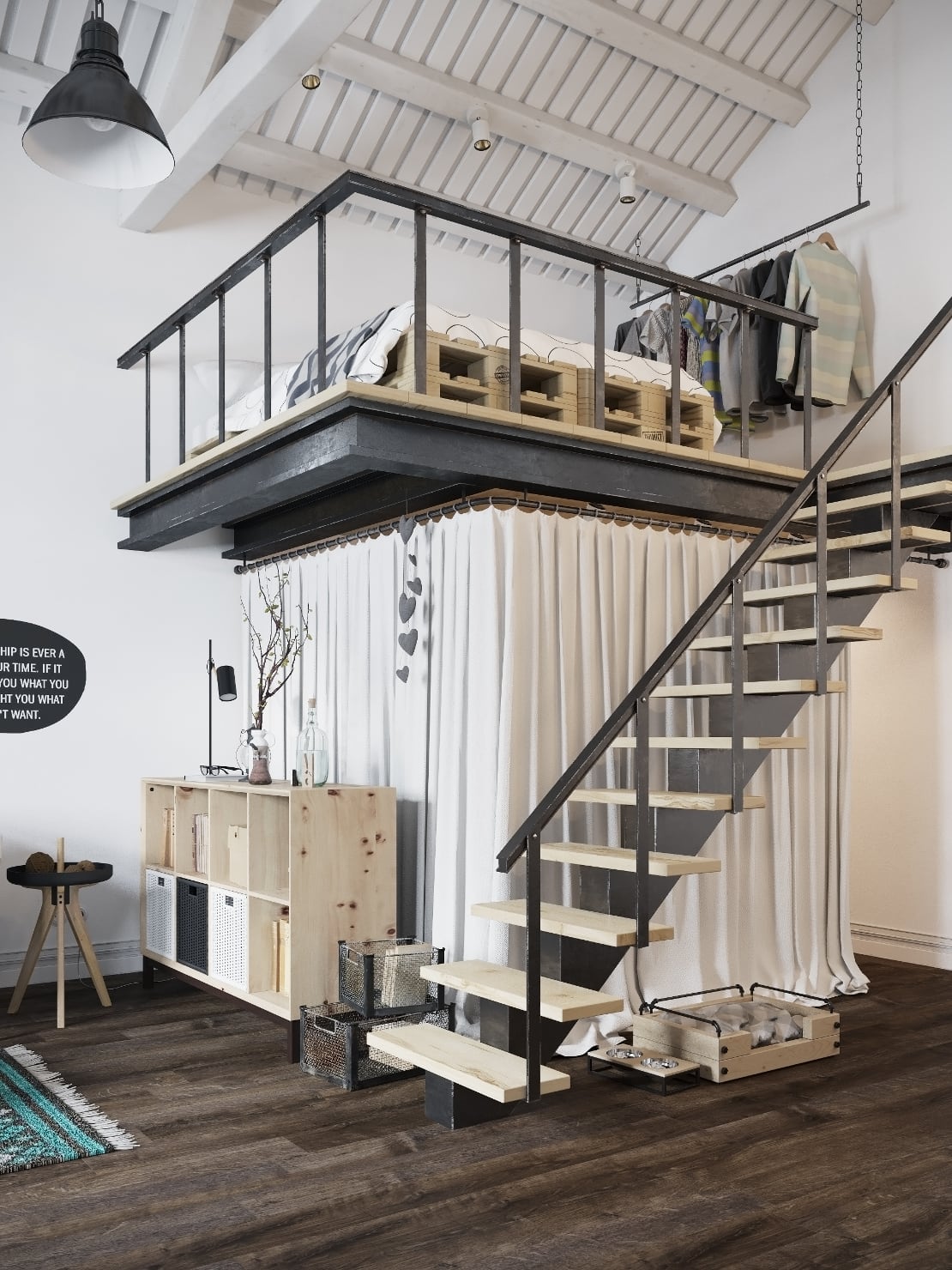 loft-nordico-praga-escalera-altillo