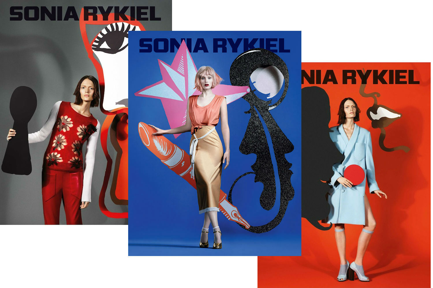 Dalani, Sonia Rykiel Abiti della Collezione Autunno Inverno in Stile Dopoguerra Francese Dalani, Sonia Rykiel, Arte, Moda, Style, Parigi, Passione
