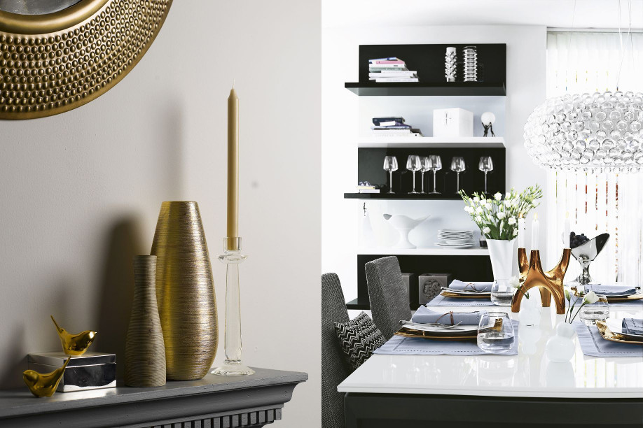 style je huis met goud