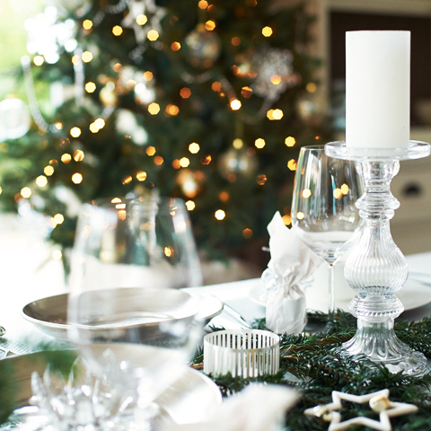 Een kerstfeest in zilver