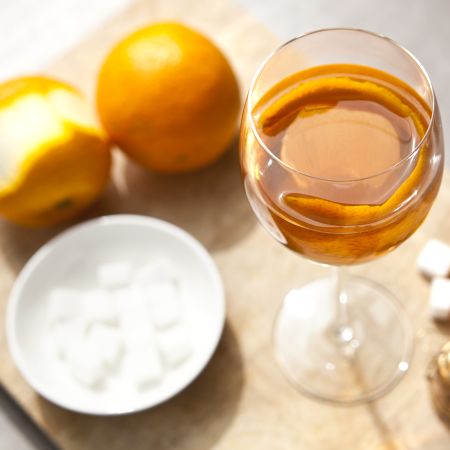 Drie champagnecocktails