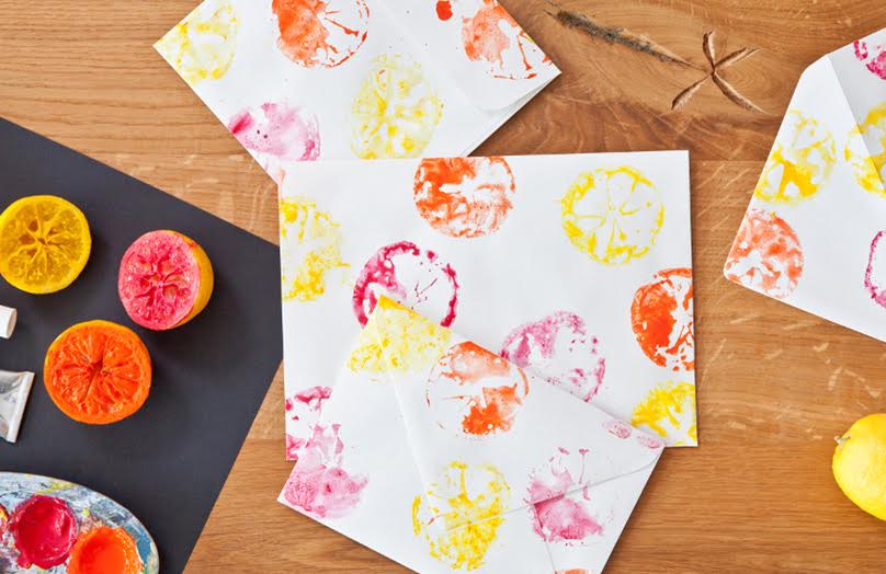 DIY: zomers briefpapier