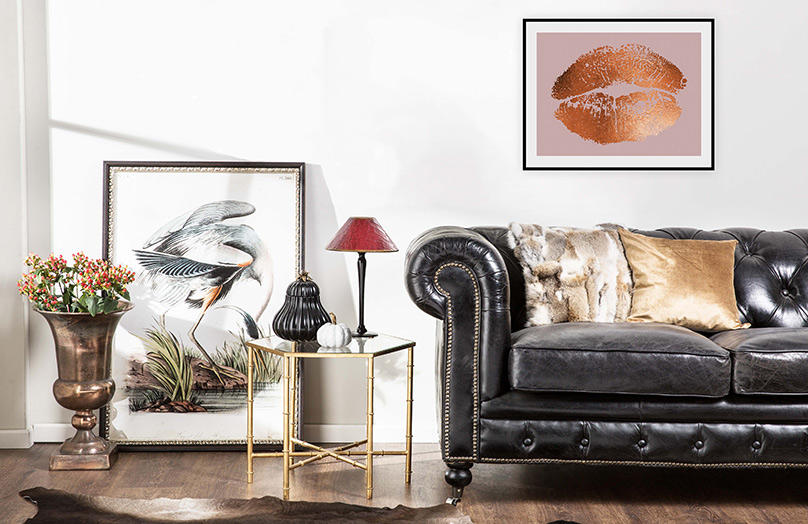 5 x een glam interieur