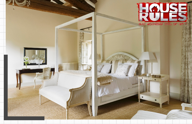 House Rules aflevering 9: slaapkamer in Provencaalse stijl