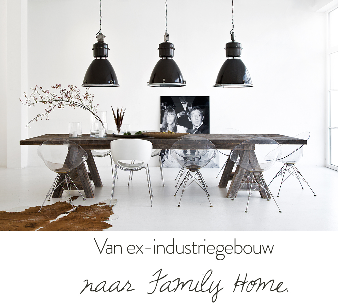industriële-loft-eetkamer