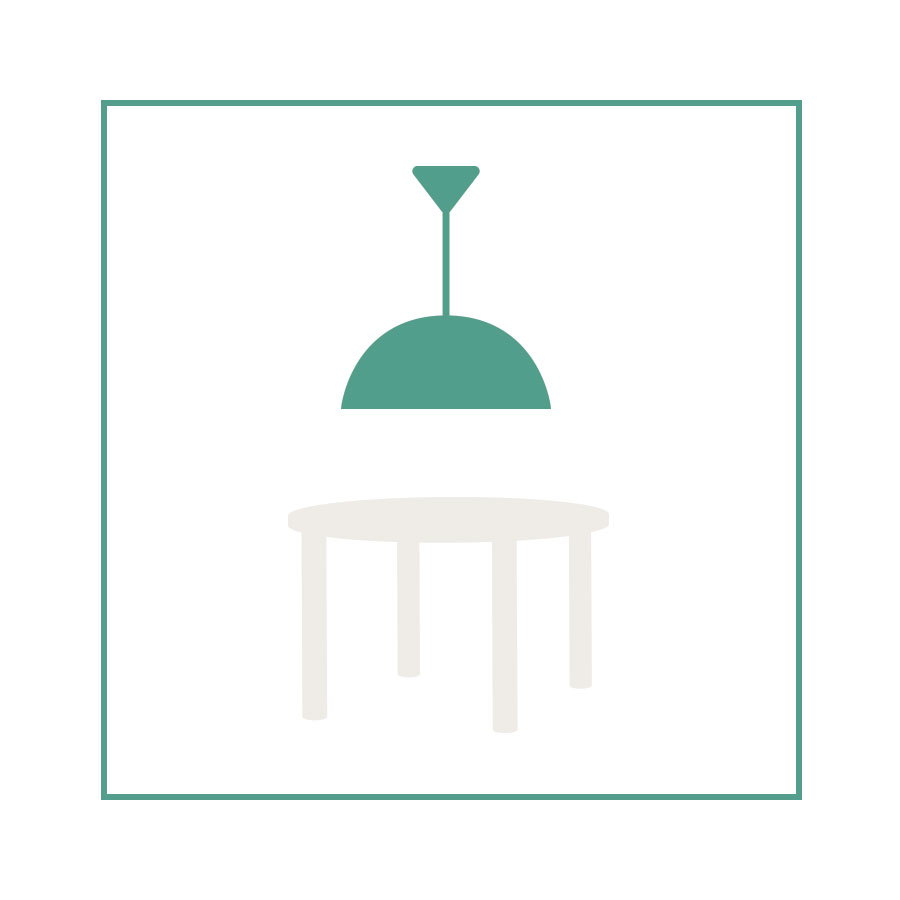 eetkamer-lampen-ronde-tafel